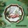 Plate Glass Dessert shade "New Year's mood", d = 20.5 cm