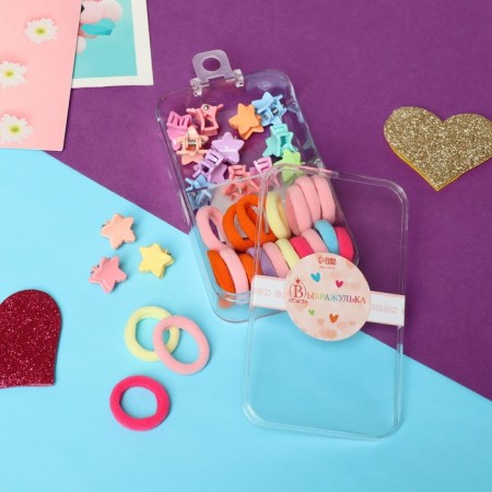 Hair set "Fidget" (35 pcs) Star, mix