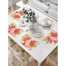 A set of napkins for setting the table 