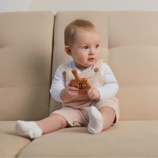 Combine Children's Knitted Minaku, height 74-80, beige color