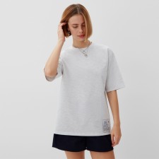 Women's T -shirt Oversize minku: One Most Brand color gray melange, size 48