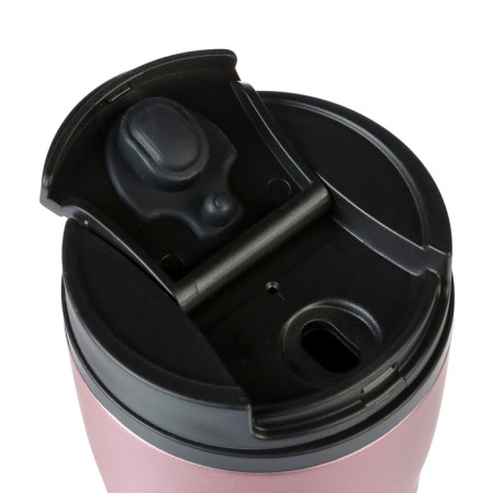Thermal circle, 350 ml, graphics, retains heat 2 hours, 13.5 x 8 cm, pink metallic-4