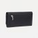 Women's wallet on magnets, black color