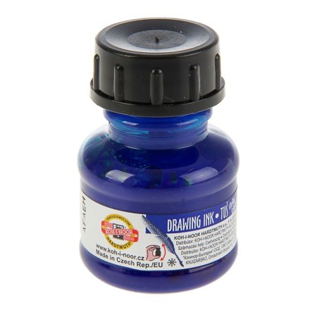 Mascara for writing and drawing 20 ml, Koh-I-Noor 1417, blue