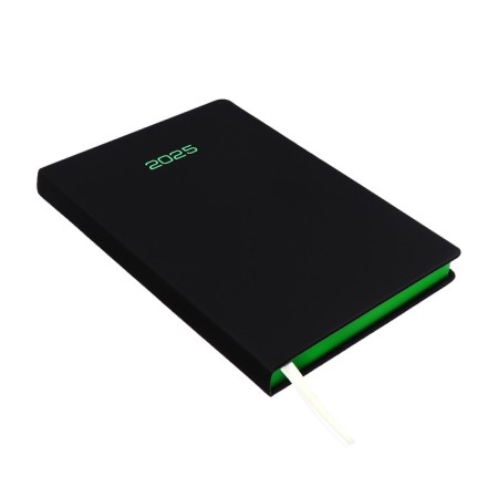 Dated diary 2025, Devente. Flag, A5 168 sheets, Devente. Duo, a hard cover to leatherette with foam rubber, silkography, perforation, liesse, block 70 g/m2-2