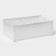 Organizer for storing linen LadOM, 6 cells, 28 × 16 × 10 cm, white color