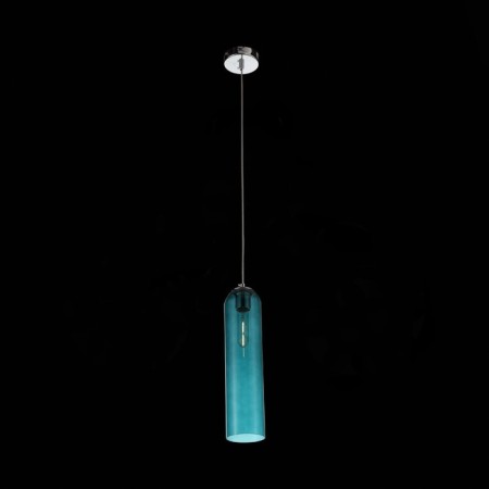 Suspension lamp ST LUCE. SL1145.183.01. Callana. 1x60 watts, E27, 10x10x50 cm, chromium color-1