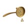 Furniture hook Cappio Wing, two -rod, matte gold