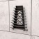 Holder for storing wrench, 9 keys from 5mm to 40 mm, wall, black