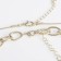 Piece "chain" crumpled amulet, color gold, l = 45 cm