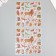 Sticked plastic convex "Beasts and birds" mix 2 sheets 33.5x21.7 cm
