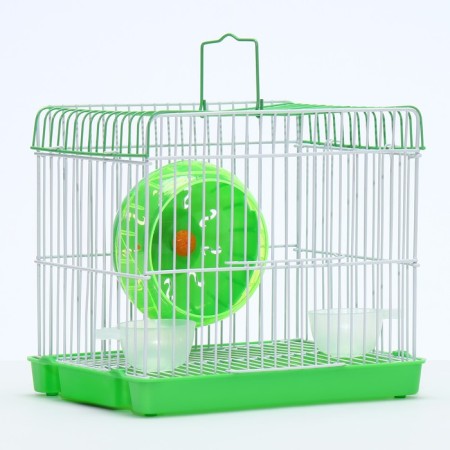 A cell for rodents equipped RT-2Q, 22 x 16 x 20 cm, green