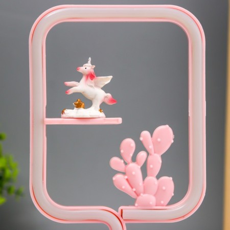 Nightnight "Unicorn" Led 4000k 2haa Pink 20x8.5x8.5cm Risalux-5