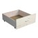 A set of undercuted rolling boxes (2 pcs), for the bed “T2” 190 and 200 cm, an array of pine