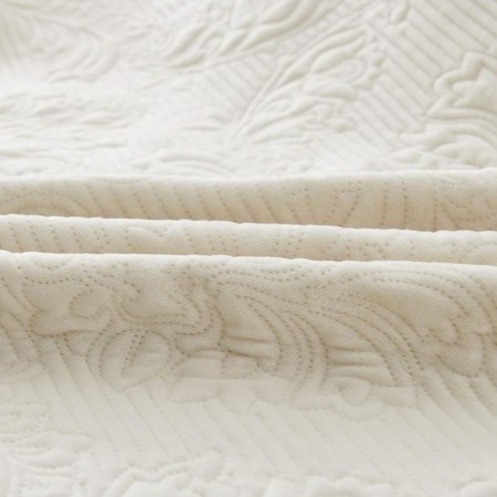 Vivaldi bedspread, size 160x220 cm, color milk-3