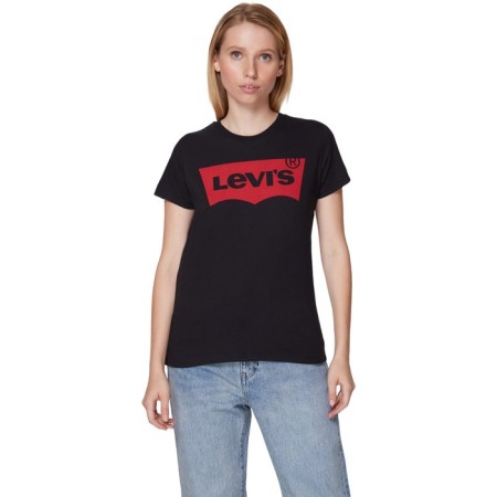 Women's T -shirt Levi`s the Perfect Tee Mineral Black, size XS