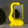 Table lamp with a photo frame, mirror "Elephant" LED 5W USB RGB yellow 17x6.5x28 cm Risalux