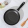 The pan "hostess", d = 24 cm, removable handle, glass cover, anti -stick coating, burgundy color