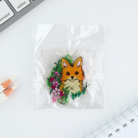 Key keychain children's "good fox", 3.5 x 10 cm-4