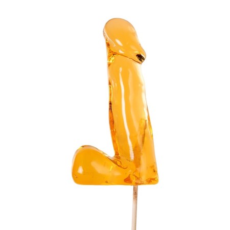 Lollipop Sosuchki "Penis Amaretto", Orange color, 173 g-2