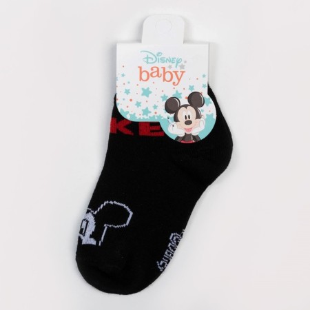 Socks Mickey Mouse, black, 12-14 cm-3