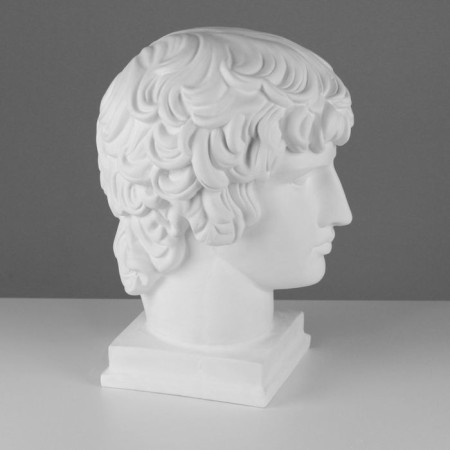 Gypsum figure Antioe head, 25 x 29 x 39 cm-1