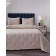 A set with a covering “Erica”, size 160x220 cm, 50x70 cm, color ash rose