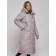 Coat insulated winter female, size 42, color gray