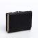Women's wallet on the button, black color