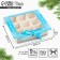 Box for 9 sweets with cells “Snow Tale” 14.8 x 13.5 x 3.5 cm, New Year