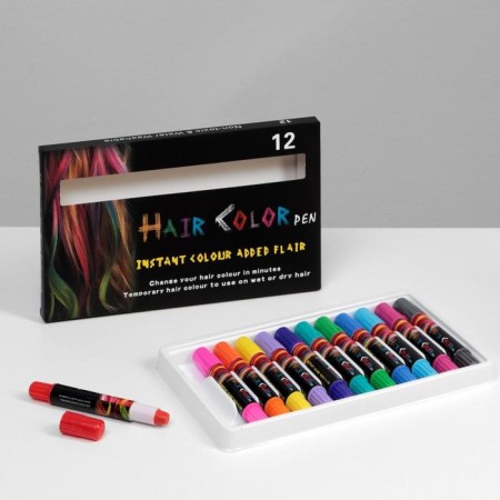 A set of shallows-pencils for hair, 12 pcs.-19