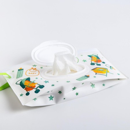 Container for napkins with a loophole "Stroller", color mix-2