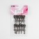Automatic lock for metal zippers, No. 5, decorative, 10 pcs, black nickel color