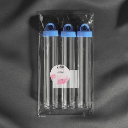 Jars for storing trifles, d = 2.1 × 13.5 cm, 3 pcs, blue color-2