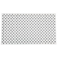 Anti -slip -slip -slip Nevis 39x68 cm, white