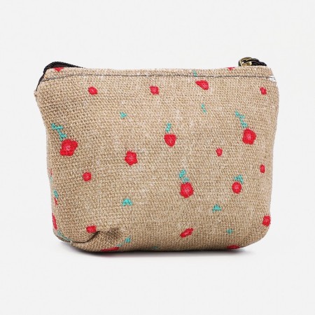 Lightning wallet, beige color-1