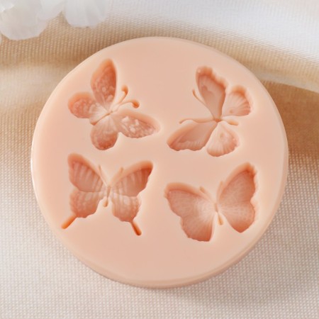Mold Silicon "Motylka" 2.9x2x0.5 2.6x2.2x0.5 2.9x2.2x0.5 2.9x2.2x0.5 cm-1