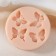 Mold Silicon "Motylka" 2.9x2x0.5 2.6x2.2x0.5 2.9x2.2x0.5 2.9x2.2x0.5 cm