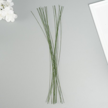 Wire for creativity d 0.46 mm, length 36 cm, units. 20 pcs, col. green