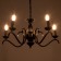 Chandelier 2715/5 E14 40W Black 51x51x26-56 cm Bayerlux