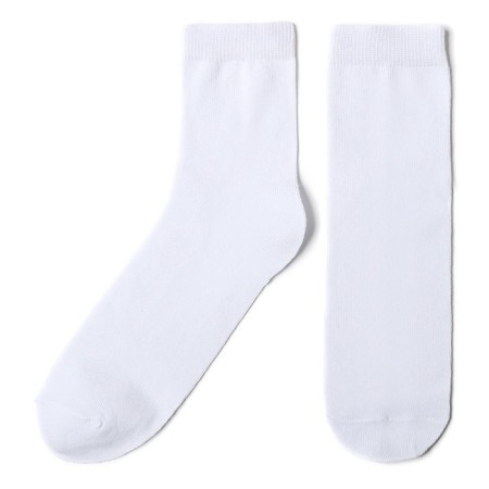 Women's socks, white color, size 25-27
