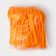 Plastic disposable plug "premium", 18 cm, 100 pcs/pcs, orange color