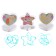 Printing color "bunny", set of 3 pcs., Dilon-flip with 2 nozzles, a stamp pillow