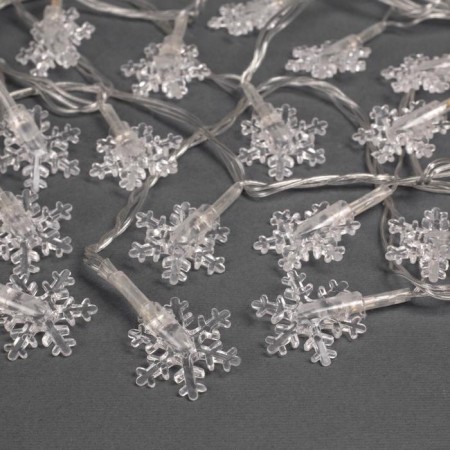 Garland “thread” 5 m with nozzles “Small Snow”, IP20, Transparent Thread, 20 LED, glow of multi (RG/RB), blinking, 220 V-2