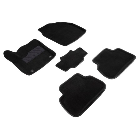 3D mats for Toyota C-HR R1, 2019-n, black, set