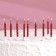 Set of candles in the cake "Spiral", 200pcs, 5 cm, red metallic