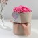Bouquet of soap petals "Pink roses and chamomile" 17x17x27 cm
