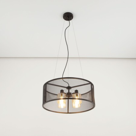 Suspended Citilux “Robin” CL535245, 50x50x120 cm, 4x60W, E14, brown color-6