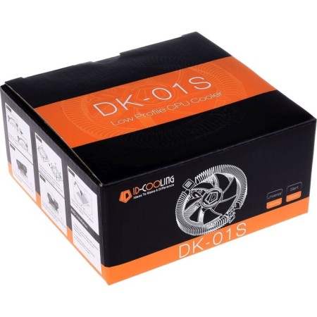 Cooling device (cooler) ID-Cooling DK-01S SOC-am5/AM4/1151/1200/1700 Black 3-PIN 24DB 107485-6
