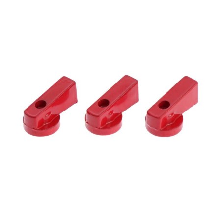 Collector "STM", 1 "X1/2", external threads, 3 exits, with ball valves, nickel.-2
